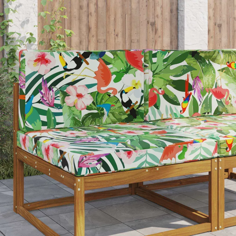 Lauko sofa pagalvėlė 2 pcs spalvingas Poliesteris
