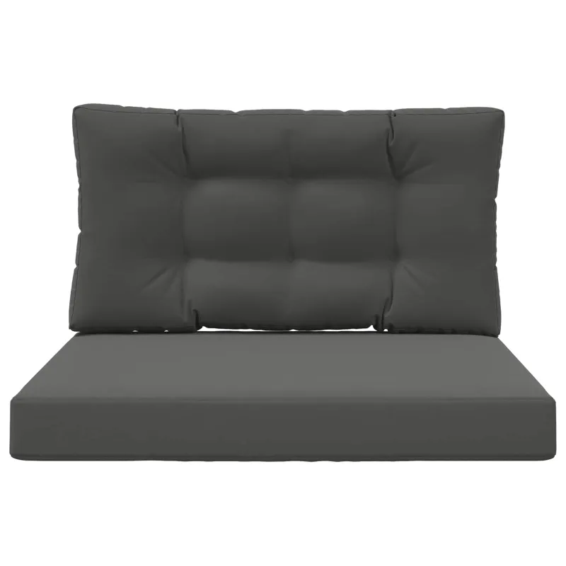 Lauko sofa pagalvėlė 2 pcs Antracitas Poliesteris