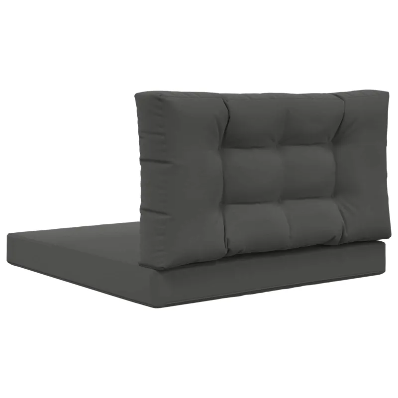 Lauko sofa pagalvėlė 2 pcs Antracitas Poliesteris