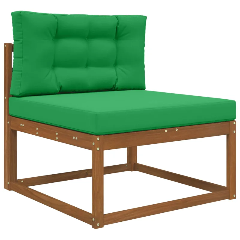 Lauko sofa pagalvėlė 2 pcs Žalia Poliesteris