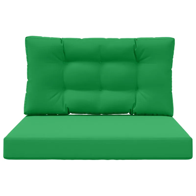 Lauko sofa pagalvėlė 2 pcs Žalia Poliesteris