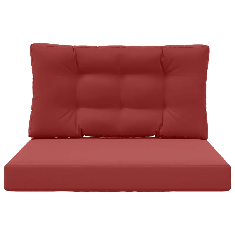 Lauko sofa pagalvėlė 2 pcs Vyno raudonumo Poliesteris