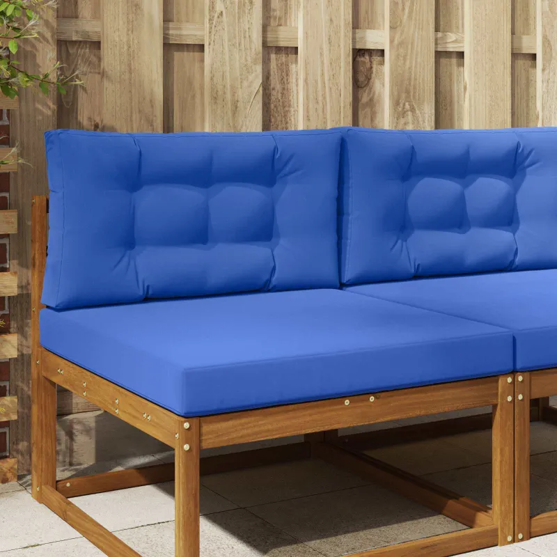 Lauko sofa pagalvėlė 2 pcs Karališka mėlyna Poliesteris