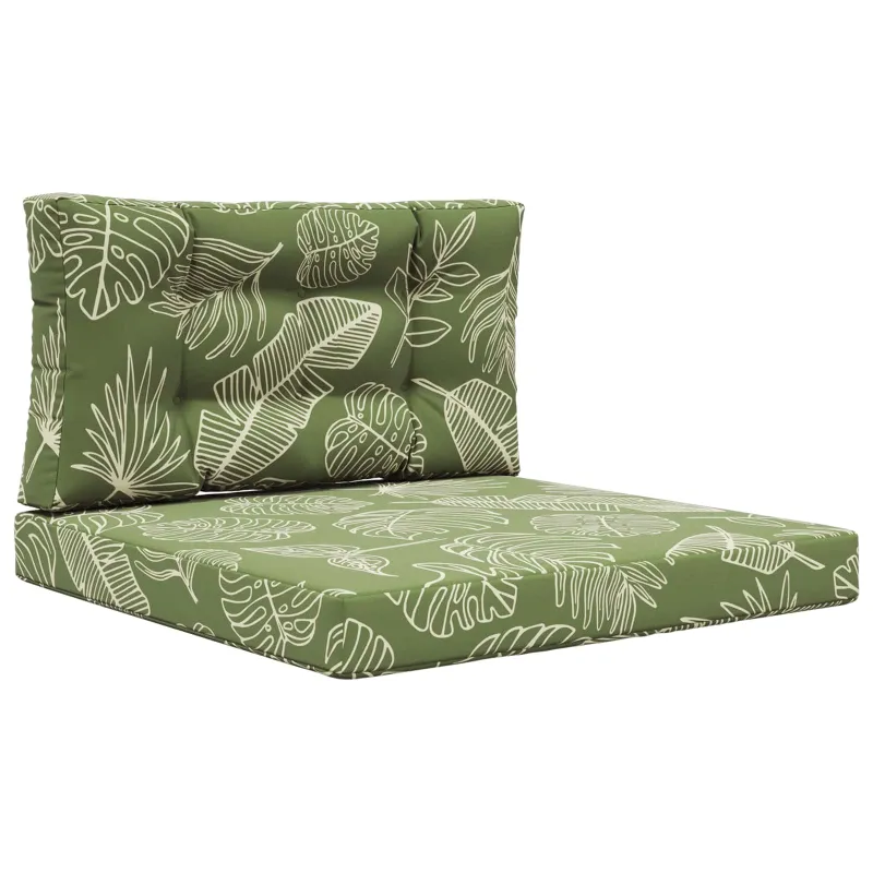 Lauko sofa pagalvėlė 2 pcs Lapų dizainas Poliesteris