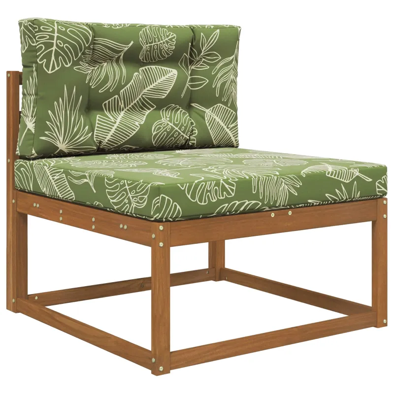 Lauko sofa pagalvėlė 2 pcs Lapų dizainas Poliesteris