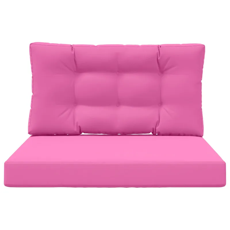Lauko sofa pagalvėlė 2 pcs Rožinė Poliesteris
