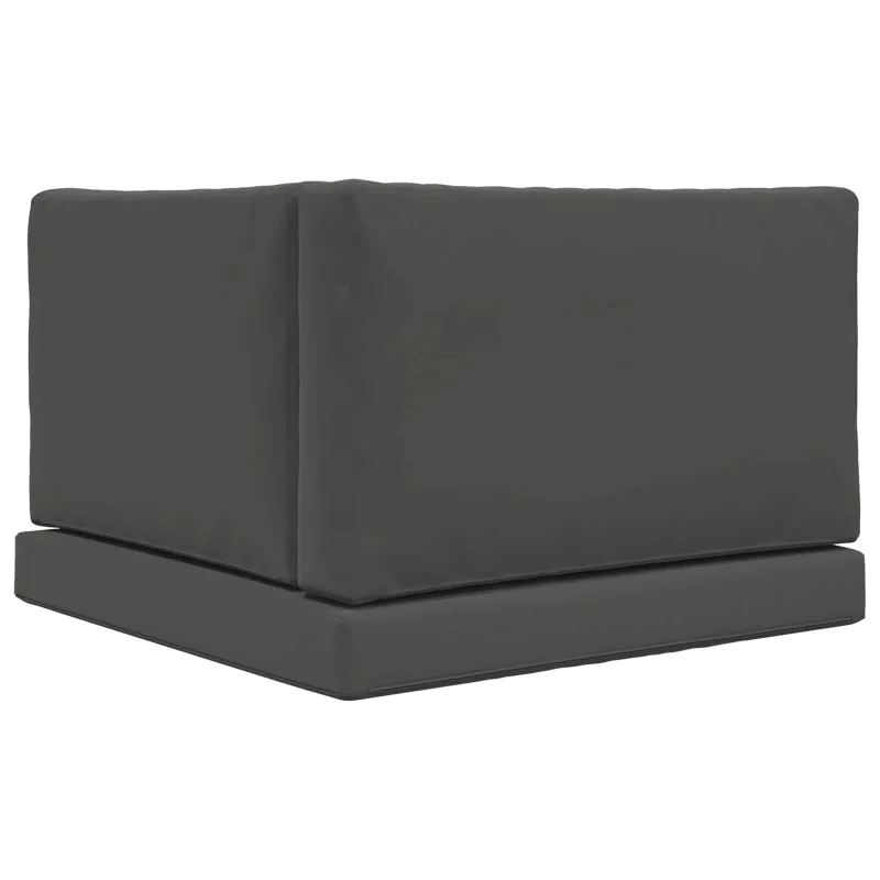 Lauko sofa pagalvėlė 3 pcs Antracitas Poliesteris