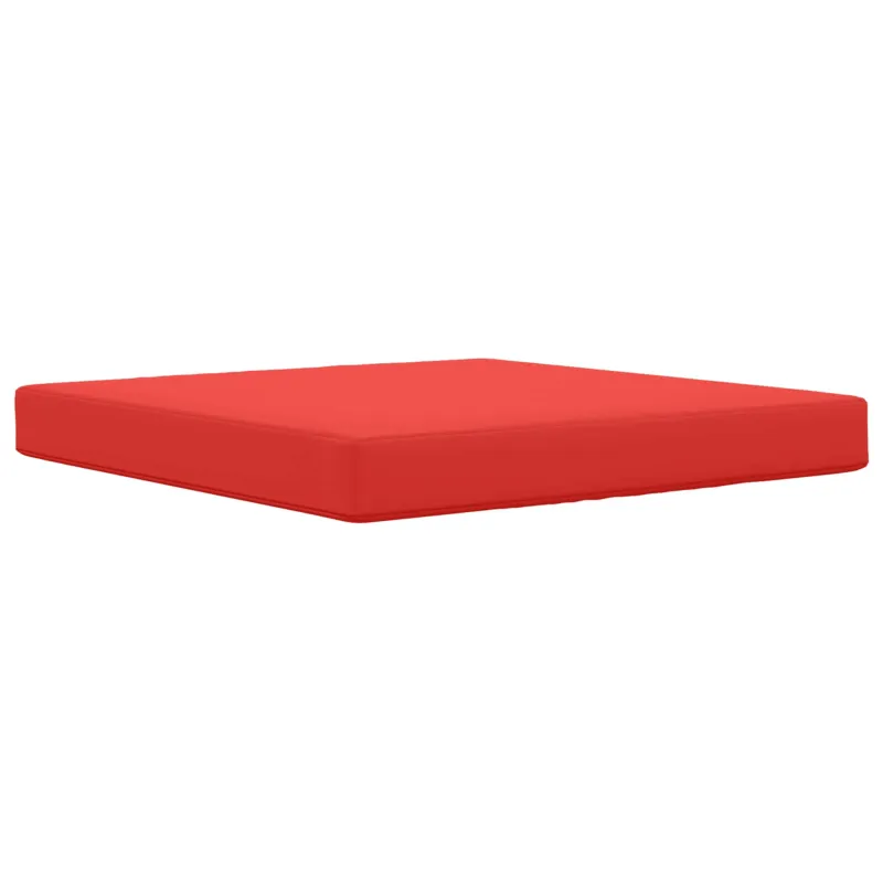Lauko sofa pagalvėlė 3 pcs Raudona Poliesteris