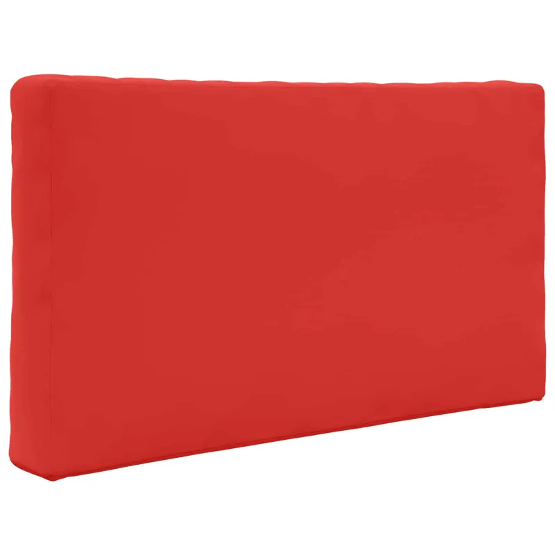 Lauko sofa pagalvėlė 3 pcs Raudona Poliesteris