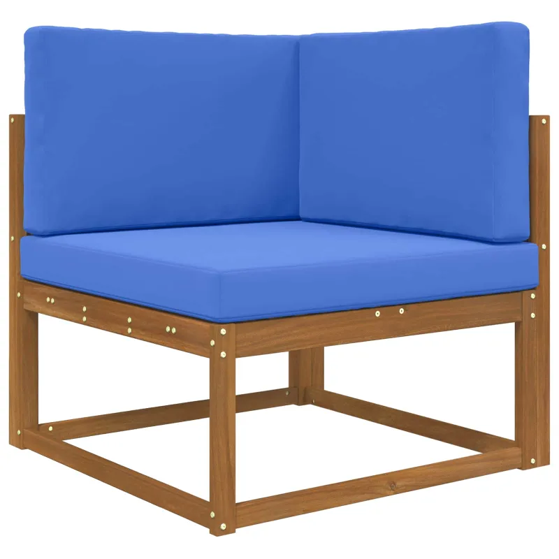 Lauko sofa pagalvėlė 3 pcs Karališka mėlyna Poliesteris
