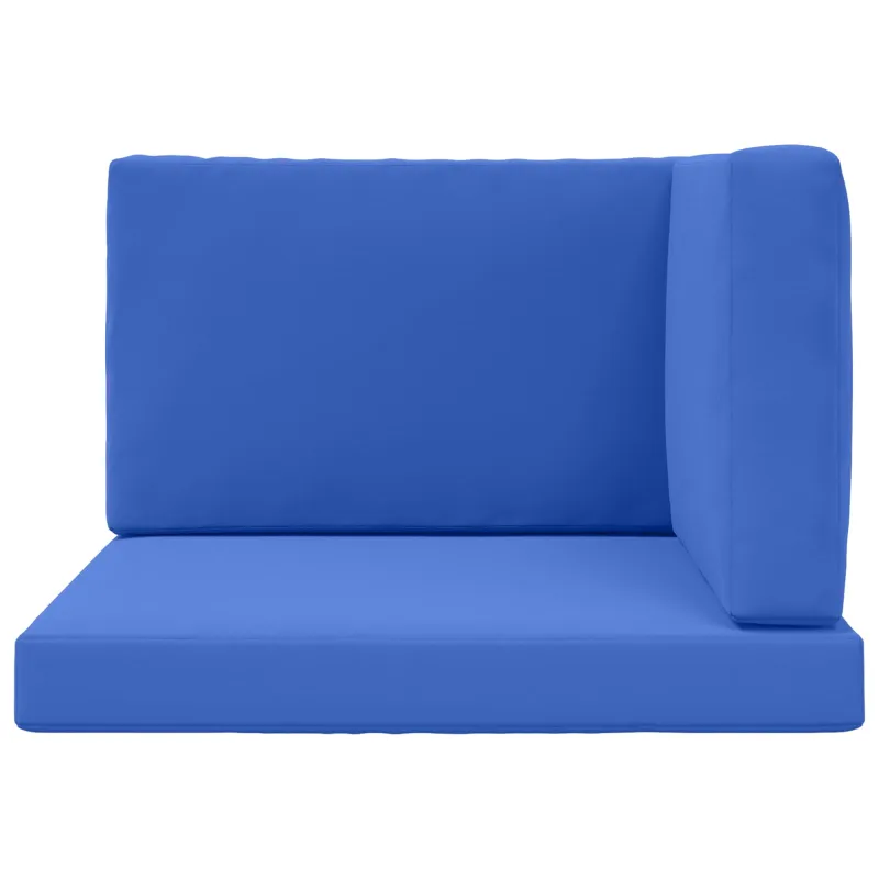 Lauko sofa pagalvėlė 3 pcs Karališka mėlyna Poliesteris