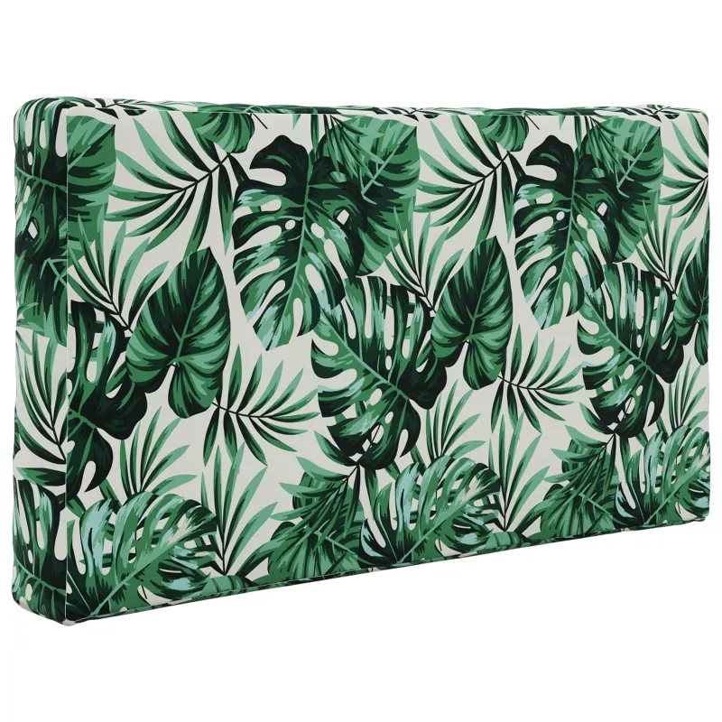 Lauko sofa pagalvėlė 3 pcs Lapų raštas Poliesteris