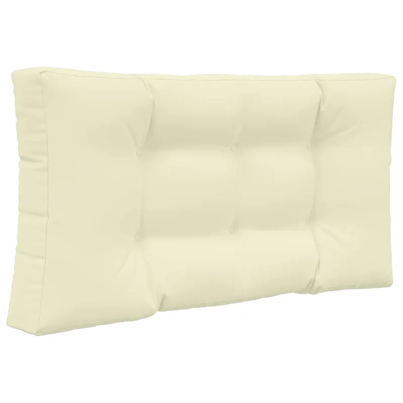 Lauko sofa pagalvėlė 3 pcs Kreminė Poliesteris