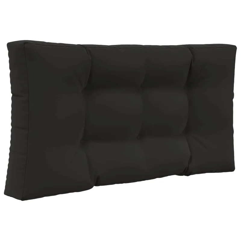 Lauko sofa pagalvėlė 3 pcs Juodas Poliesteris