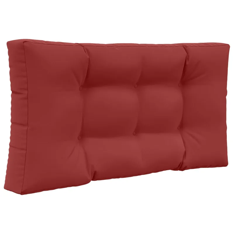 Lauko sofa pagalvėlė 3 pcs Vyno raudonumo Poliesteris