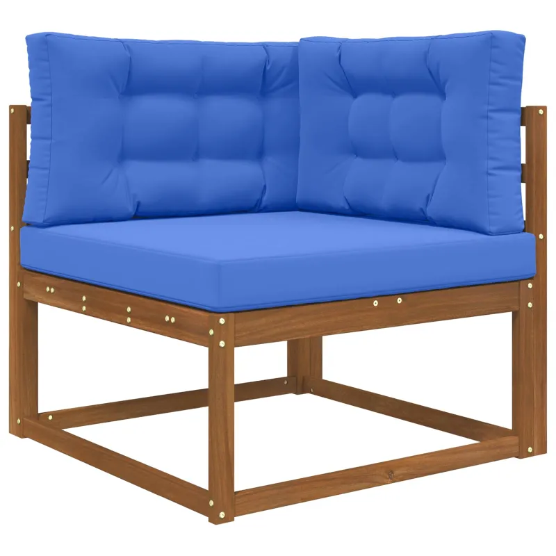 Lauko sofa pagalvėlė 3 pcs Karališka mėlyna Poliesteris