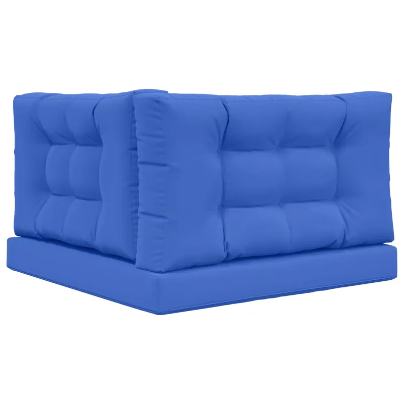 Lauko sofa pagalvėlė 3 pcs Karališka mėlyna Poliesteris