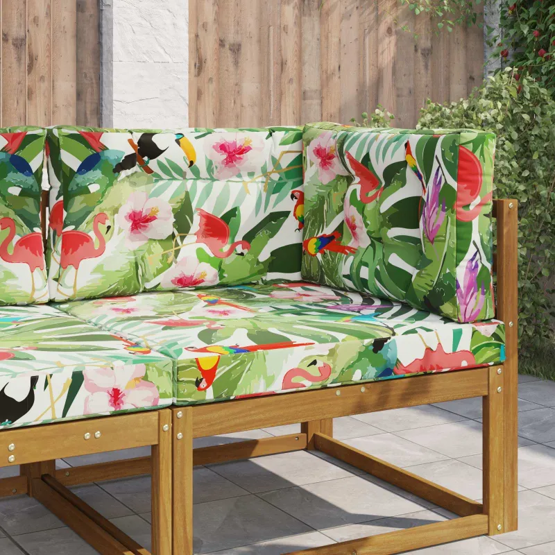 Lauko sofa pagalvėlė 3 pcs spalvingas Poliesteris