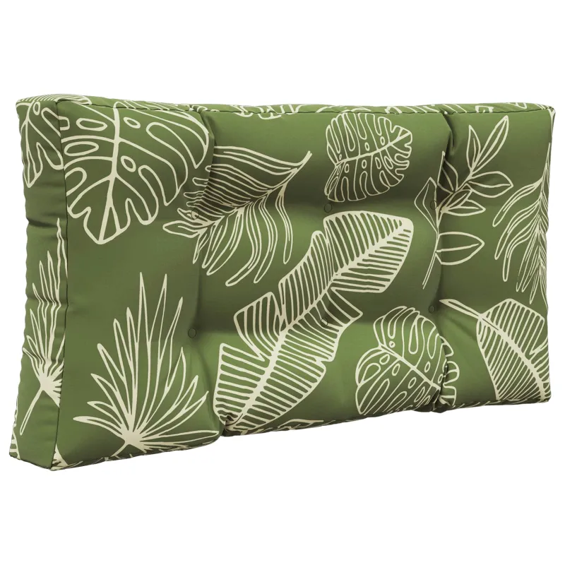Lauko sofa pagalvėlė 3 pcs Lapų dizainas Poliesteris
