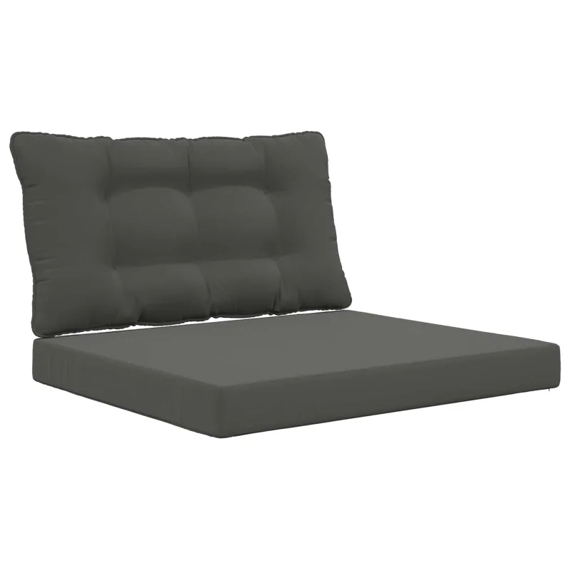 Lauko sofa pagalvėlė 2 pcs Antracitas Poliesteris