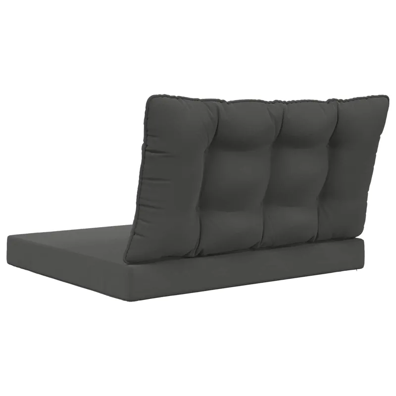 Lauko sofa pagalvėlė 2 pcs Antracitas Poliesteris