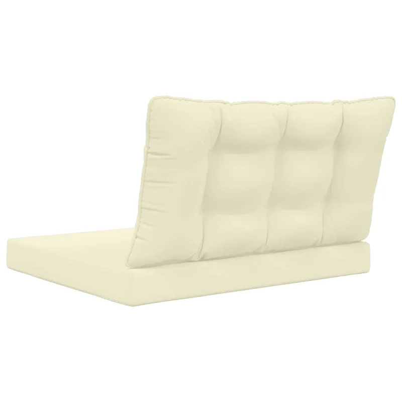 Lauko sofa pagalvėlė 2 pcs Kreminė Poliesteris