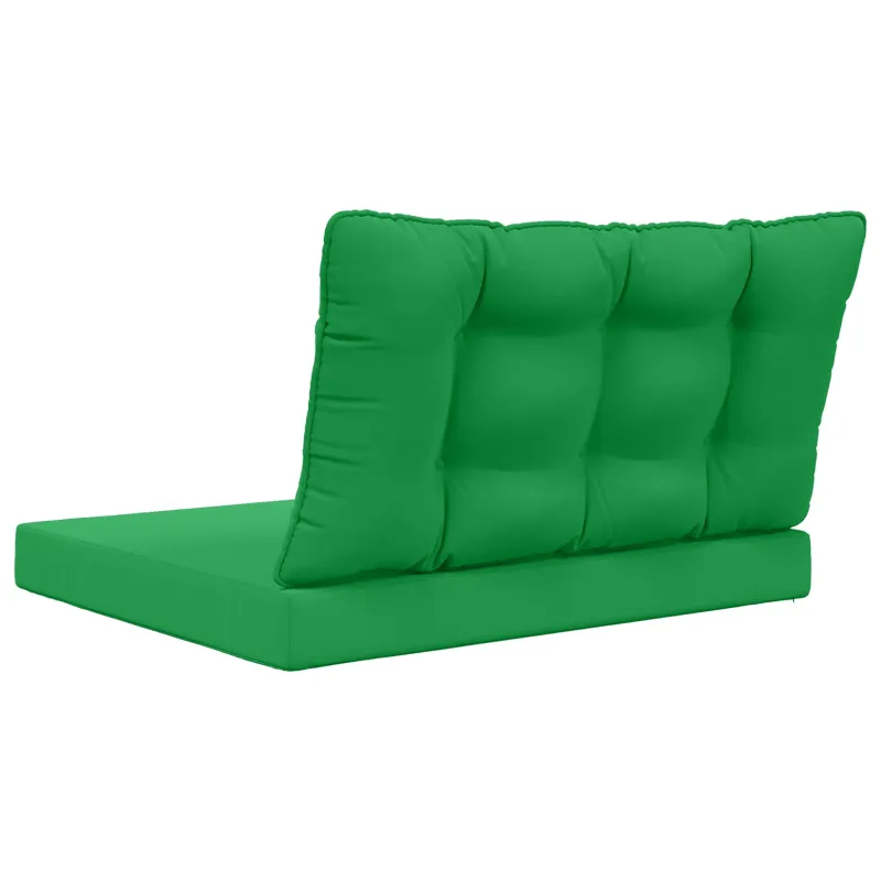 Lauko sofa pagalvėlė 2 pcs Žalia Poliesteris