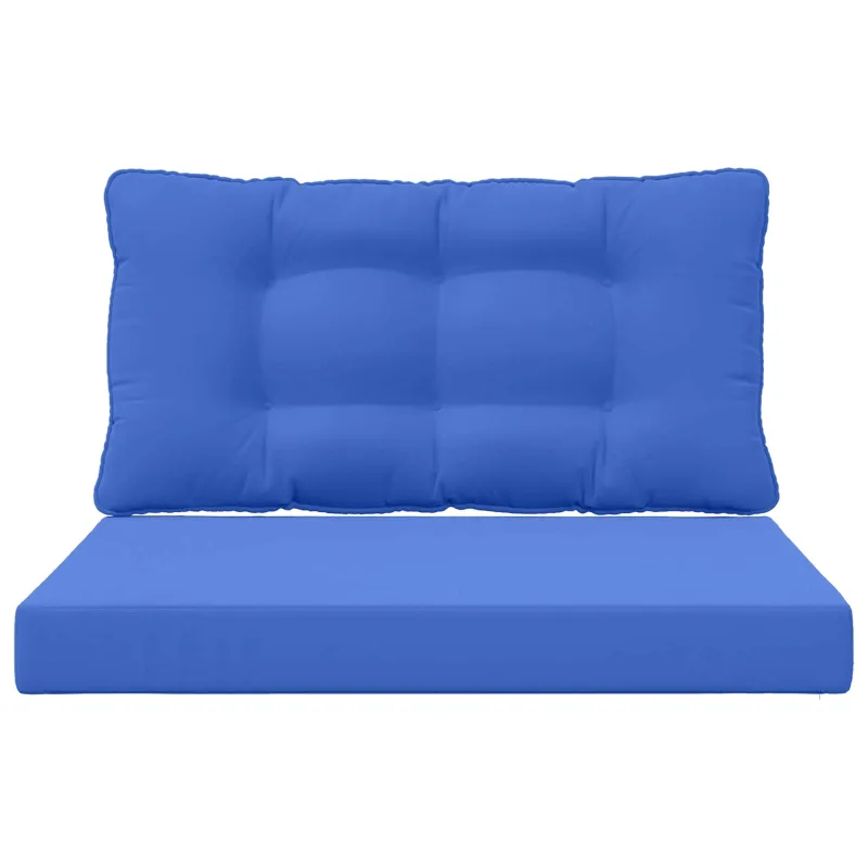 Lauko sofa pagalvėlė 2 pcs Karališka mėlyna Poliesteris