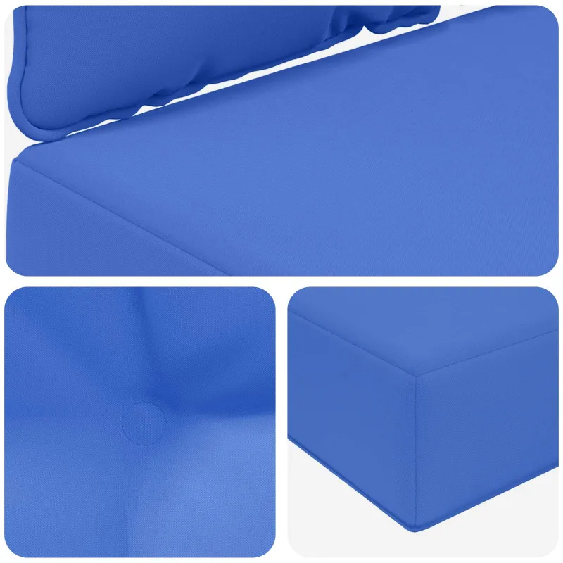 Lauko sofa pagalvėlė 2 pcs Karališka mėlyna Poliesteris