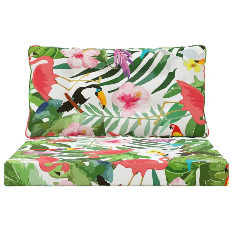 Lauko sofa pagalvėlė 2 pcs spalvingas Poliesteris