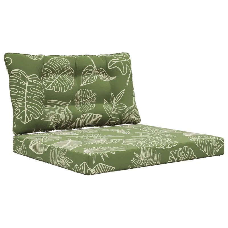 Lauko sofa pagalvėlė 2 pcs Lapų dizainas Poliesteris