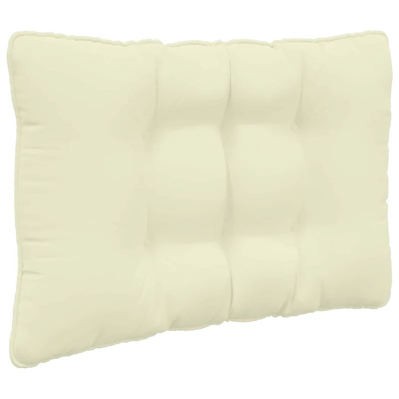 Lauko sofa pagalvėlė 3 pcs Kreminė Poliesteris