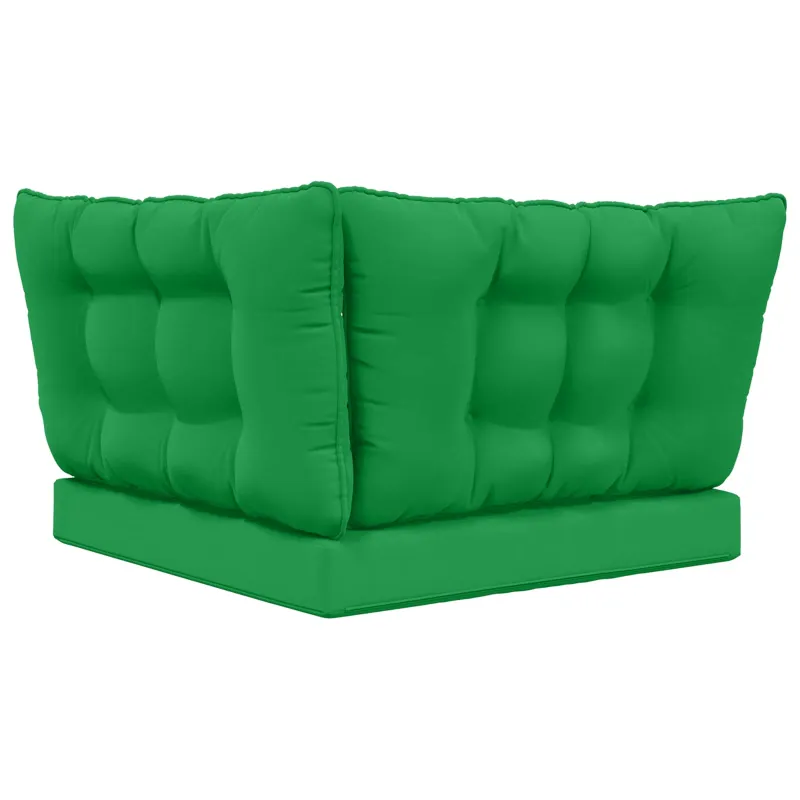 Lauko sofa pagalvėlė 3 pcs Žalia Poliesteris