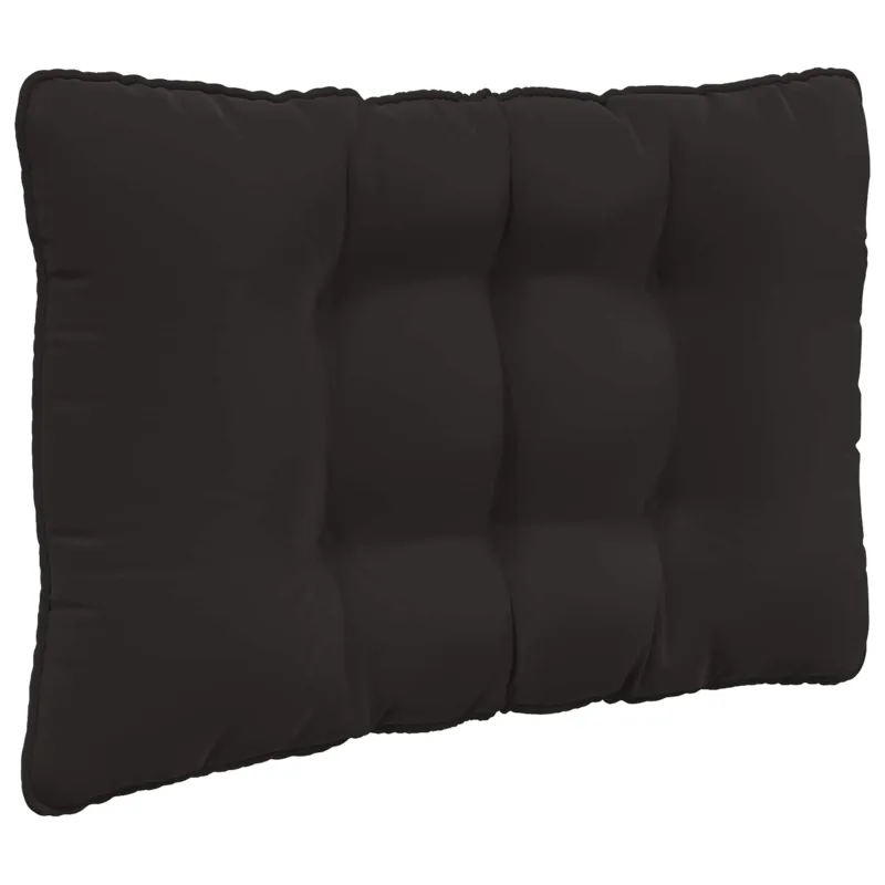 Lauko sofa pagalvėlė 3 pcs Juodas Poliesteris