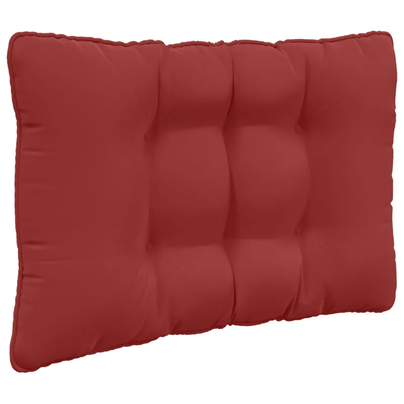 Lauko sofa pagalvėlė 3 pcs Vyno raudonumo Poliesteris