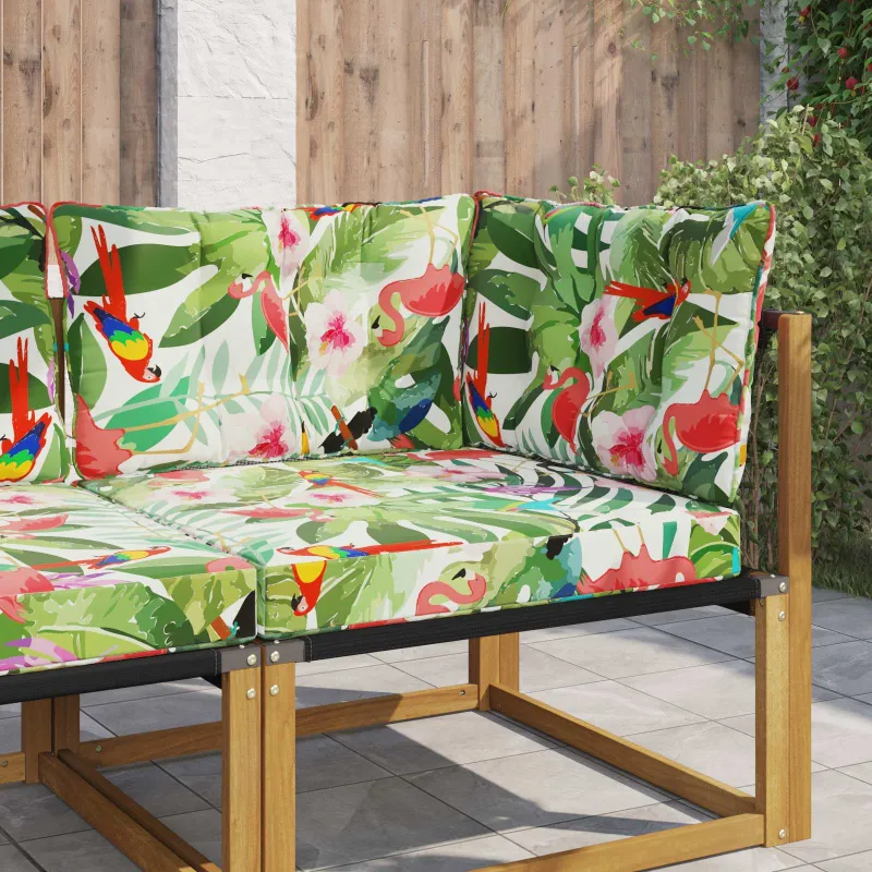 Lauko sofa pagalvėlė 3 pcs spalvingas Poliesteris