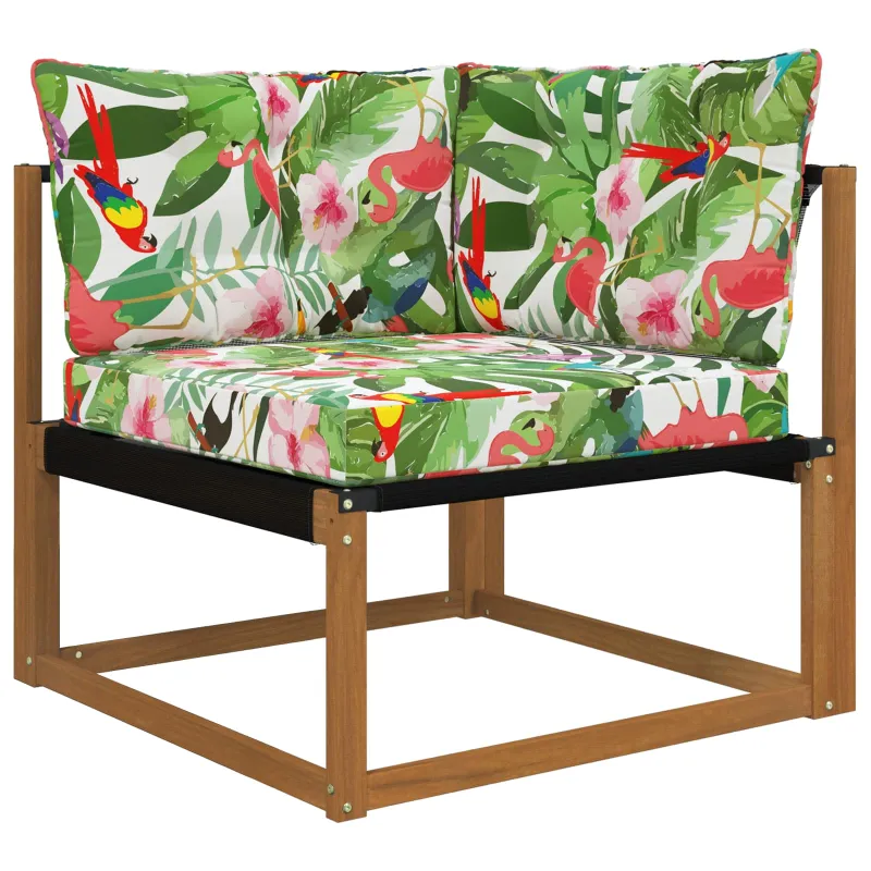 Lauko sofa pagalvėlė 3 pcs spalvingas Poliesteris