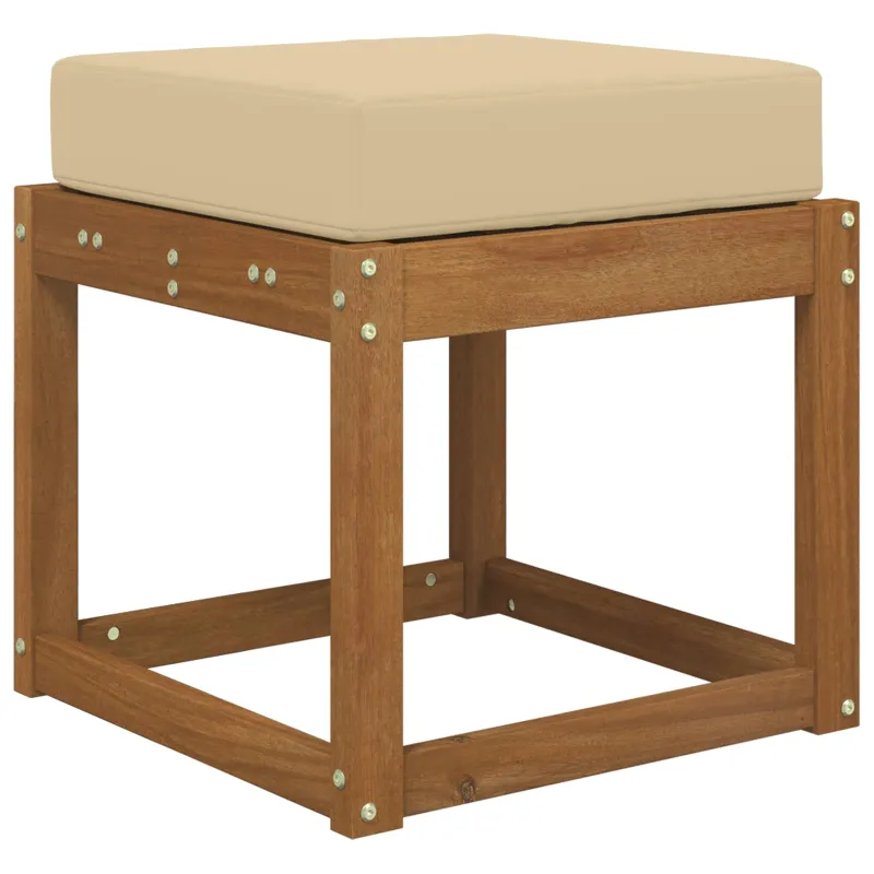 Lauko Sėdimosios Pagalvė Smėlio 40 x 40 x 8 cm 100% poliesteris