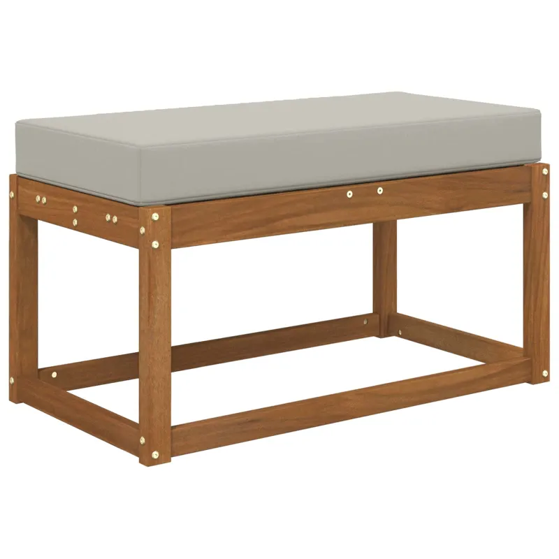 Lauko Sėdimosios Pagalvė Pilka 80 x 40 x 8 cm 100% poliesteris