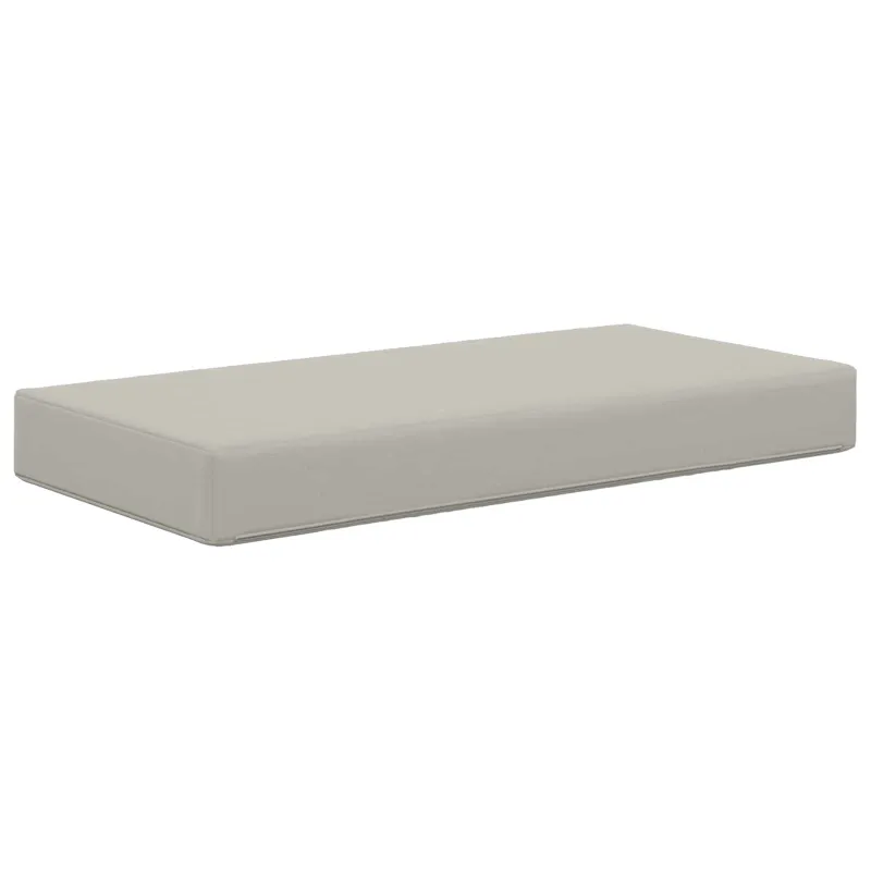 Lauko Sėdimosios Pagalvė Pilka 80 x 40 x 8 cm 100% poliesteris