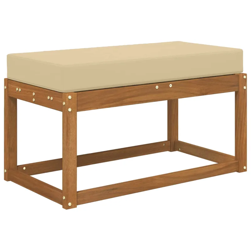 Lauko Sėdimosios Pagalvė Smėlio 80 x 40 x 8 cm 100% poliesteris