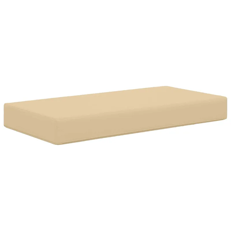 Lauko Sėdimosios Pagalvė Smėlio 80 x 40 x 8 cm 100% poliesteris
