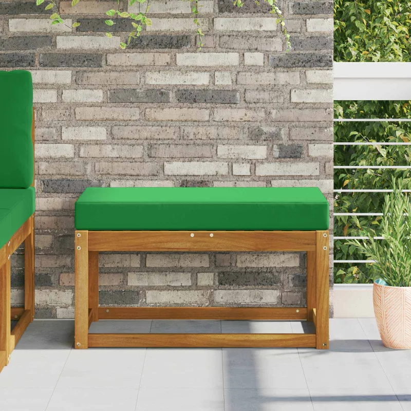 Lauko Sėdimosios Pagalvė Žalia 80 x 40 x 8 cm 100% poliesteris