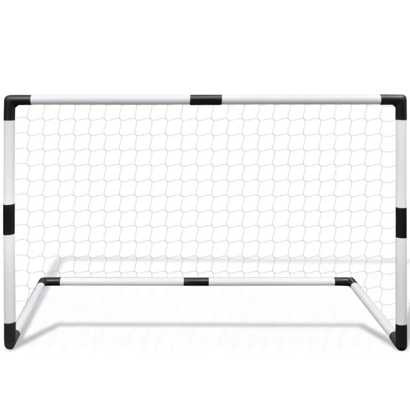 Vaikiškų mažų futbolo vartų su tinklais rinkinys, 2vnt., 91,5x48x61cm