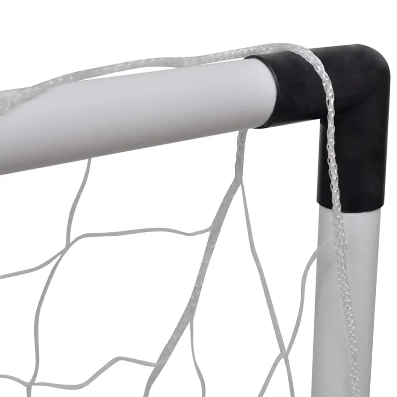 Vaikiškų mažų futbolo vartų su tinklais rinkinys, 2vnt., 91,5x48x61cm