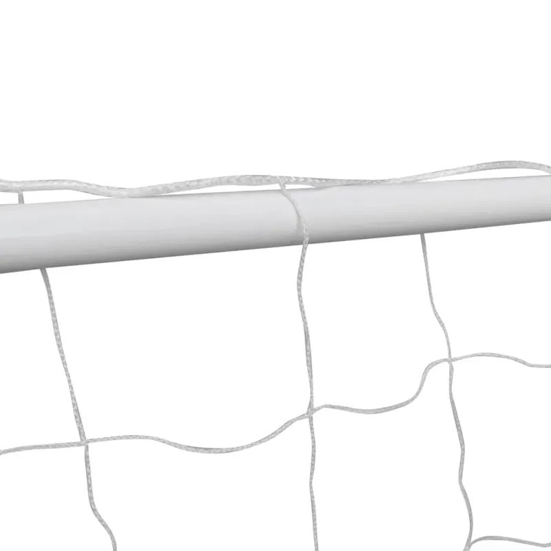 Futbolo vartų su tinklu rinkinys, 240x90x150cm, plienas
