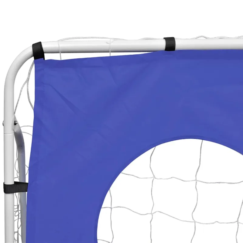 Futbolo vartai su treniruočių sienele, 240x92x150cm, plienas