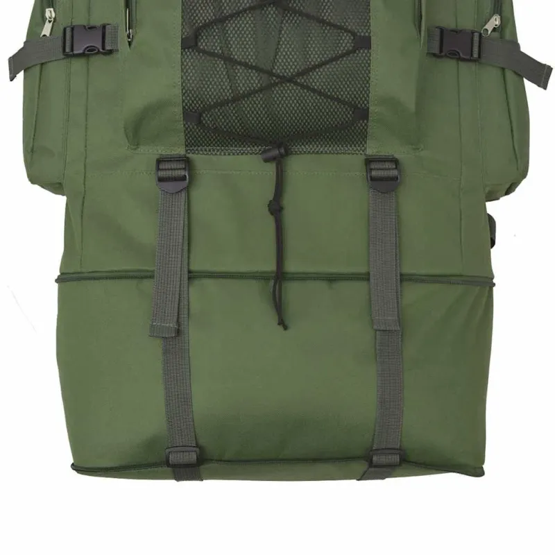 Militaristinio stiliaus kuprinė, žalia, XXL, 100 l