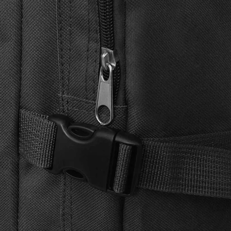 Militaristinio stiliaus kuprinė, 65 l, juoda