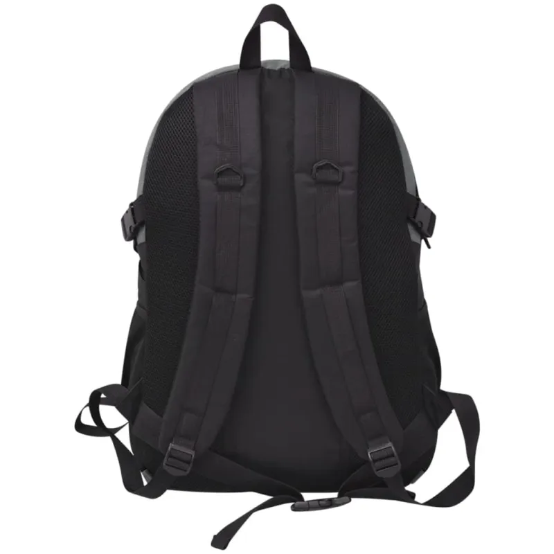 Kuprinė žygiams į kalnus, juodos ir pilkos spalvos, 40l